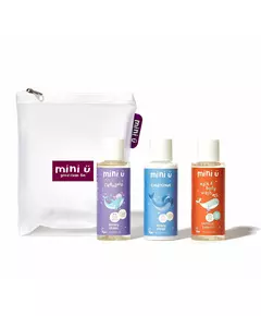 Mini-U Travel Kit Shampoo 100 ml+Conditioner 100 ml+Hair & Body Wash 100 ml