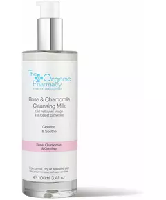 The Organic Pharmacy Rose And Chamomile Cleansing Milk 100ml