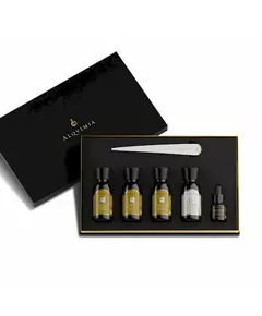 Alqvimia Supreme Beauty & Spa Experience Enigma kit: Queen of Egypt body oil 30ml + Queen of Egypt body elixir 30ml + Queen of Egypt bath and shower gel 30ml + Naturally Pure body scrub 30ml + PAE Queen of Egypt 5ml