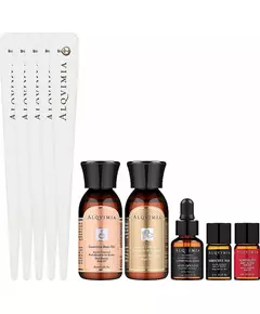 Alqvimia Supreme Beauty & Spa Experience Him & Her kit: Bust Beautifying body oil 30 ml + Lavender Relaxing body oil 30 ml + Sensuality Body Nectar Woman body oil 3 ml + Seductive Man body oil 3 ml + Mind Opening essential oil blend 5 ml