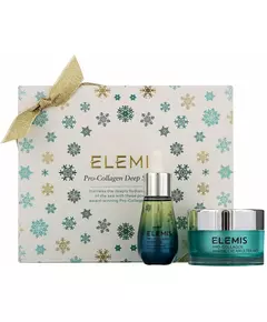 Elemis Pro-Collagen Deep Sea Duo set: Pro-Collagen Marine oil 15ml + Elemis Pro-Collagen Marine Ultra Rich cream 30ml + gift box