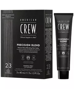 Coloration American Crew Precision Blend 3x40ml Dark 2-3