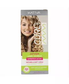 Curl defining cream Keep Curl Definer Leave In Kativa (200 ml)