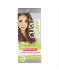 Lockenbildende Creme Keep Curl Perfector Leave In  Kativa KT00370 (200 ml)