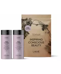 Lakme Teknia travel pack Frizz Control set : Shampooing 100 ml, Après-shampooing 100 ml 