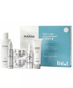 Jan Marini Skin Care Management System for dry/very dry skin: Bioglycolic face cleanser 237ml + C-ESTA face serum 30ml + Bioclear face cream 28g + Luminate face lotion 30ml+ Age Intervention face cream 28g + Antioxidant daily face protectant SPF 33 57g