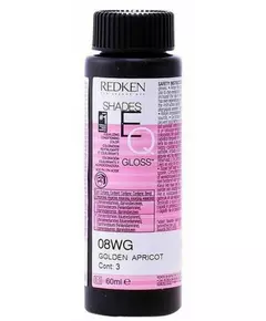 REDKEN Shades EQ #08WG golden apricot dye 60 ml x 3 pcs