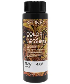 REDKEN Color Gel Lacke #4NW-Ahorn 60ml x 3 Stück