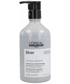 L'Oréal Professionnel Silver Shampooing pour cheveux clairs/gris 500 ml