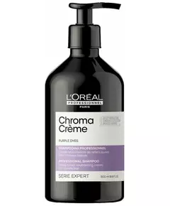 Purple L'Oréal Professionnel Chroma Crème Shampoo 500 ml