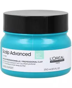 L'Oréal Professionnel Scalp Advanced 2-in-1 reinigendes Shampoo-Maske 250 ml