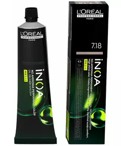 L'Oréal Professionnel Inoa teinture oxydante sans ammoniaque Inoa nuance #7,18 60 g 60 g