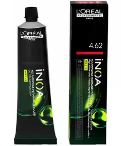 L'Oréal Professionnel Inoa Ammoniakfreies oxidierendes Haarfärbemittel Inoa Farbton #4,62 60g