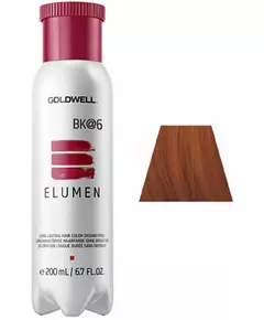 GOLDWELL Elumen #BK@6 200 ml long-lasting oxidation-free dye