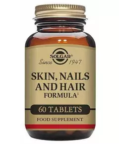 Solgar Formula for hair, skin and nails 60 comprimés.