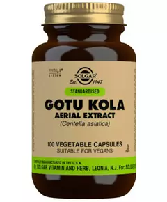 Solgar Centella Asiatica (Gotu Kola) Extract 100 gélules à base de plantes