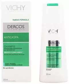 Antischuppen-Shampoo für fettiges Haar Vichy Dercos 200 ml