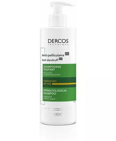 Vichy Dercos Shampooing antipelliculaire pour cheveux secs 390 ml