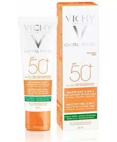 Vichy Capital Soleil 3-in-1 Mattierende Creme SPF50+ 50 ml