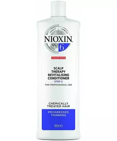 Nioxin System 6 Conditioner for chemically treated and severely weakened hair, Step 2, 1000 ml