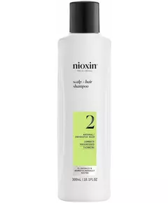 Nioxin System 2 Shampoo for natural hair with significant weakening 300 ml