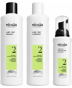 Nioxin System 2 Set for natural hair with significant weakening 3 pcs