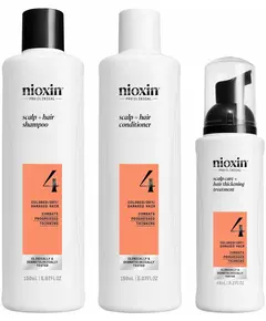 Nioxin System 4 Set for coloured hair with severe weakening 3 pcs