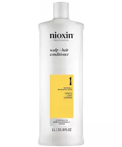 Nioxin System 1 Conditioner for natural hair with slight weakening 1000 ml