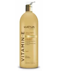 Kativa Vitamin E Shampoo with biotin and bamboo 1000 ml