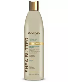 Kativa Shea Butter Shampoo mit Kokosnuss und Marula 550 ml