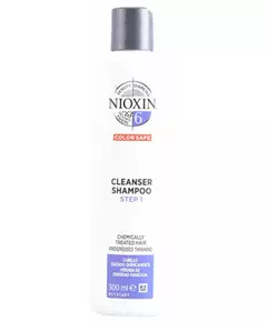 Nioxin Sistema 6 Shampooing pour cheveux traités chimiquement et très affaiblis Step 1, 300 ml