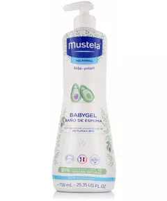 Mustela Baby-Kind schäumendes Badegel 750 ml