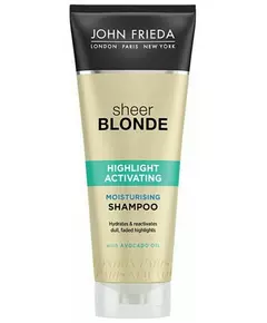 John Frieda Sheer Blonde Shampooing hydratant pour cheveux blonds 250 ml