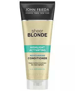 John Frieda Sheer Blonde Après-shampooing hydratant pour cheveux blonds 250 ml