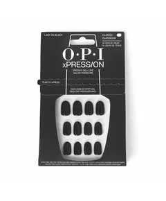 OPI xPress/On Iconic Shades #Lady in Black OPI 30-teiliges Nagelset