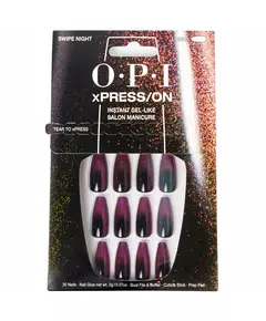 OPI xPress/On Nail Art Set #Swipe Night OPI 30 Stück