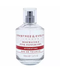 Crabtree & Evelyn Rosewater & Pink Peppercorn Eau De Toilette For Women, 100 ml