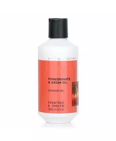 Crabtree & Evelyn Pomegranate & Argan Nourishing Shower Gel For All Skin Types, 250 ml