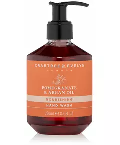 Crabtree & Evelyn Pomegranate & Argan Oil Nourishing Liquid Soap For Hands, 250 ml