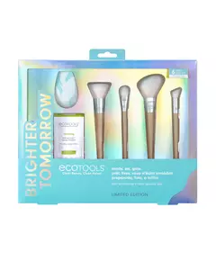 Make-up-Pinsel- und Schwämmchen-Set EcoTools Brighter Tomorrow Blue, 39 ml