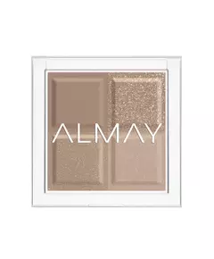 Almay Shadow Quad Lidschattenpalette 130 Auster 4 Schattierungen, 3,5 g