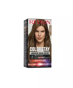 Revlon Color Stay Permanente Haarfarbe 6 Light Brown, 165 ml