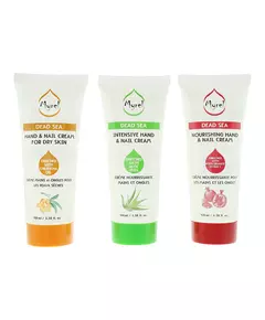Set Myrel: Dead Sea Hydration Hand Cream Aloe Vera 100 ml + Dead Sea Hydrating Hand Cream Pomegranate 100 ml + Dead Sea Hydrate Hand Cream, 100 ml