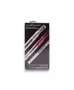 Travel Exclusive Set BareMinerals: Lash Domination Volumizing Mascara Intense Black 8.5 ml + Lash Domination Volumizing Mascara Black 8.5 ml + Lash Domination Gel Pencil Eyeliner Black, 8.5 ml