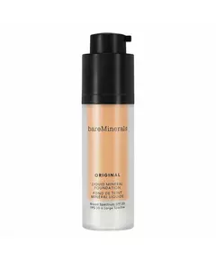 BareMinerals Original Liquid Mineral Luminous Liquid Foundation 20 Golden Tan SPF 20, 30 ml