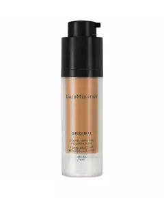 BareMinerals Original Liquid Mineral Luminous Liquid Foundation 24 Neutral Dark 20 SPF, 30 ml