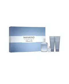 Set Kenneth Cole: Mankind Legacy Eau De Toilette For Men 100 ml + Mankind Legacy After-Shave Balm 100 ml + Mankind Legacy Shower Gel & Shampoo 2-In-1 100 ml + Mankind Legacy Eau De Toilette For Men, 100 ml