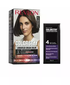 Revlon Color Stay Permanente Haarfarbe 4.15 Cool Chocolate Brown, 165 ml