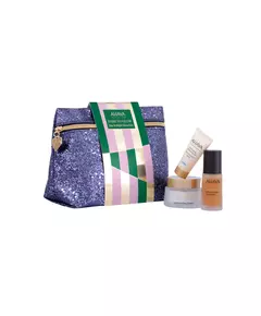 Day & Night Glow Trio Set Ahava: Extreme Day Cream For Face 50 ml + Time To Revitalize Extreme Anti-Aging Night Local Treatment Serum For Face 30 ml + Refresing Eliminates Impurities Cleansing Gel For Face 15 ml + Ahava GWP Textile Pouch, 50 ml