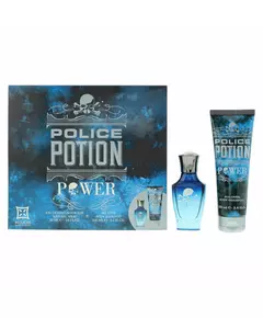 Set Police: Potion Power Eau De Parfum For Men 30 ml + Potion Power Hydrating Body Lotion, 30 ml